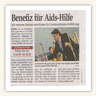 Ankündigung Benefizkonzert 12.2009